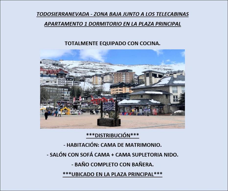Ski Plaza Sierra Nevada & Zona Baja Buitenkant foto