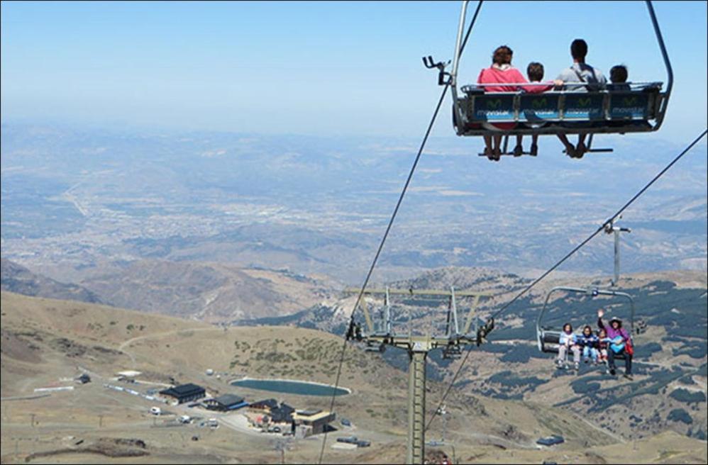 Ski Plaza Sierra Nevada & Zona Baja Buitenkant foto